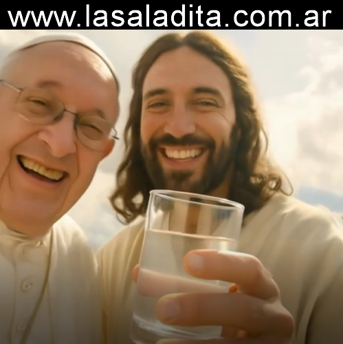 🤖 Un emotivo encuentro digital: la IA recrea la llegada del Papa Francisco al cielo junto a Jesús