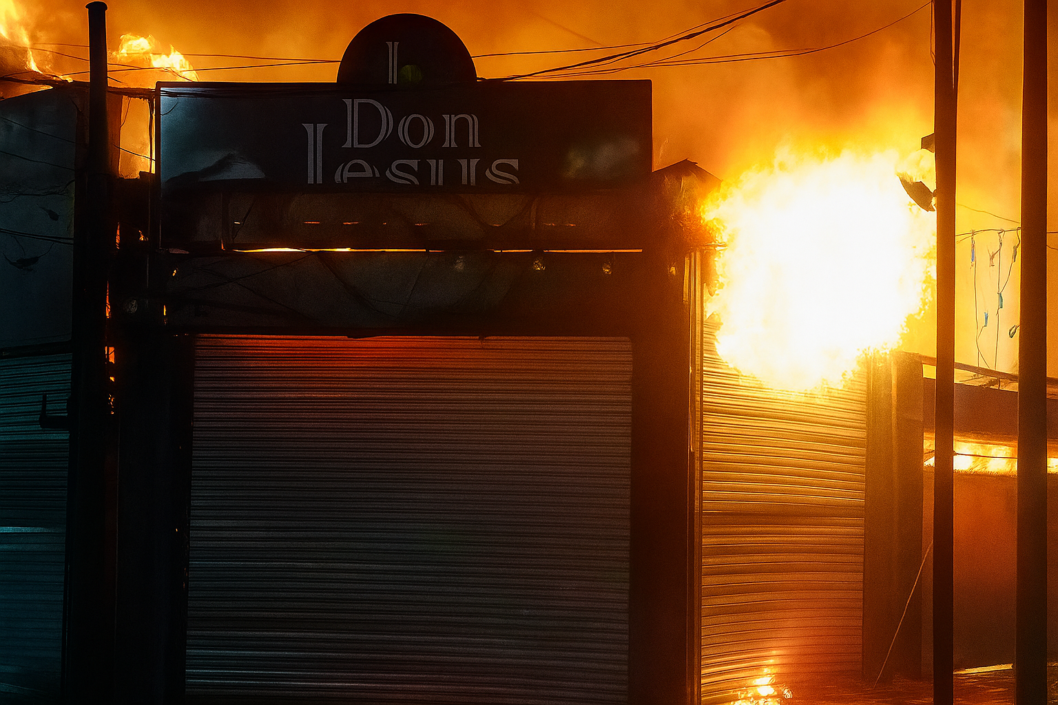 Incendio en Sarandí: la parrilla “Don Jesús” sufrió pérdidas totales y la comunidad se moviliza