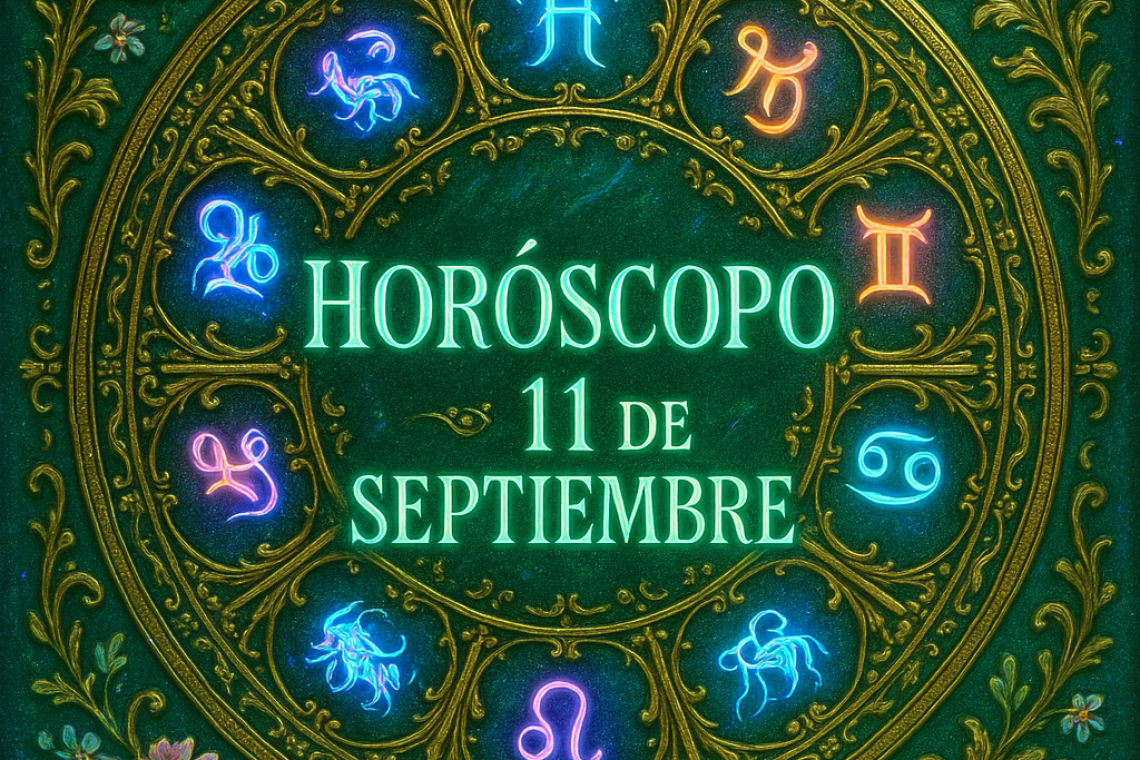 Horóscopo para hoy, jueves 11 de septiembre 2025