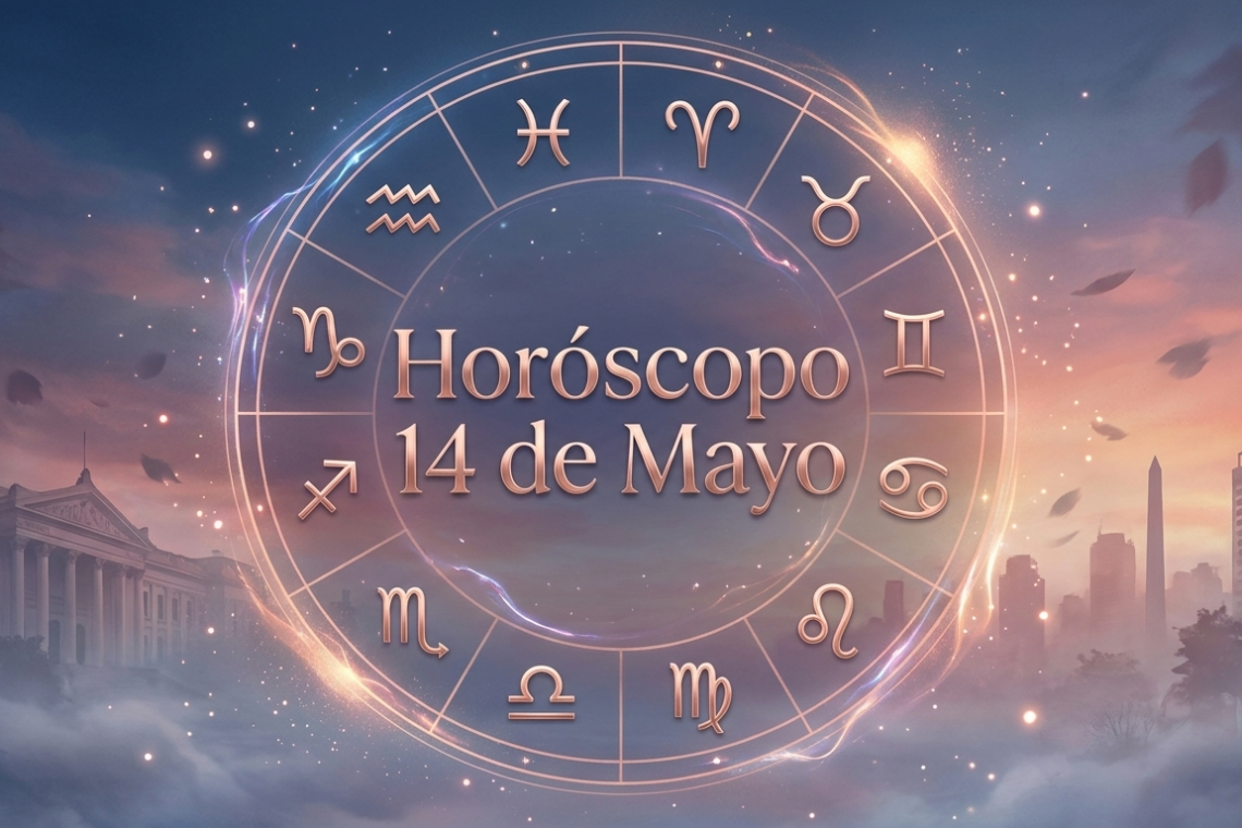 Horóscopo para hoy,  jueves 14 de mayo 2026: las predicciones para los 12 signos zodiacales avellaneda