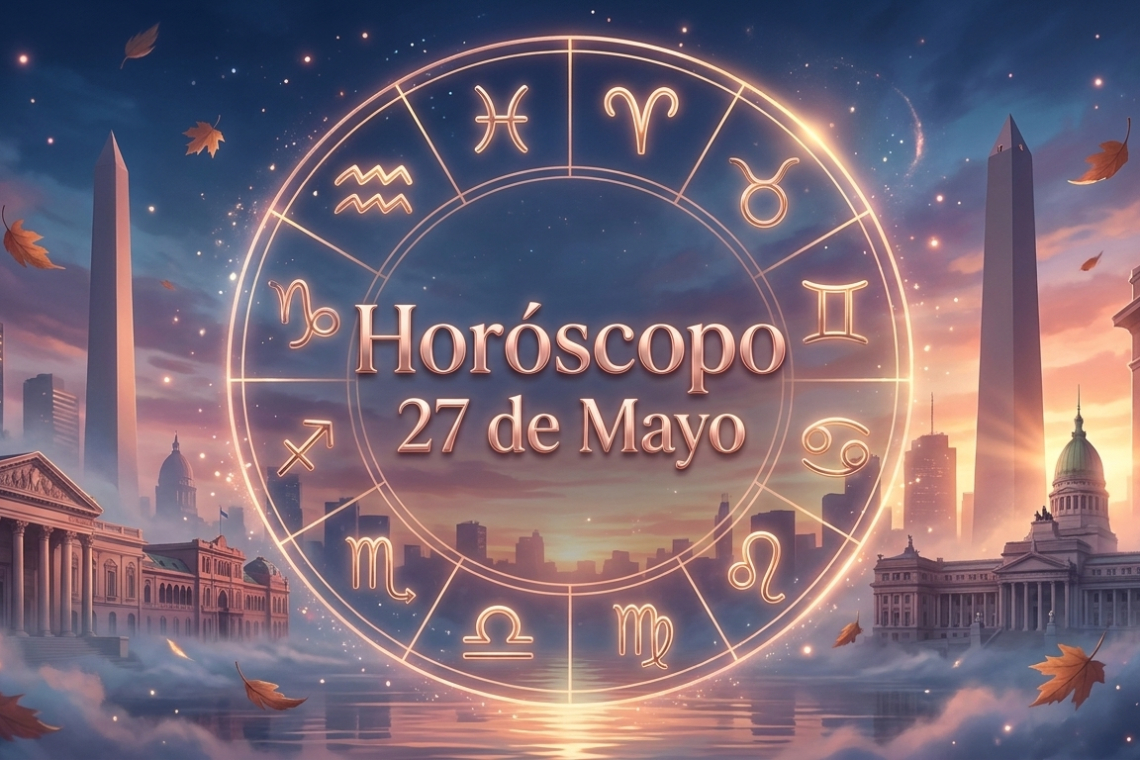 Horóscopo para hoy,  miércoles 27 de mayo 2026: las predicciones para los 12 signos zodiacales avellaneda